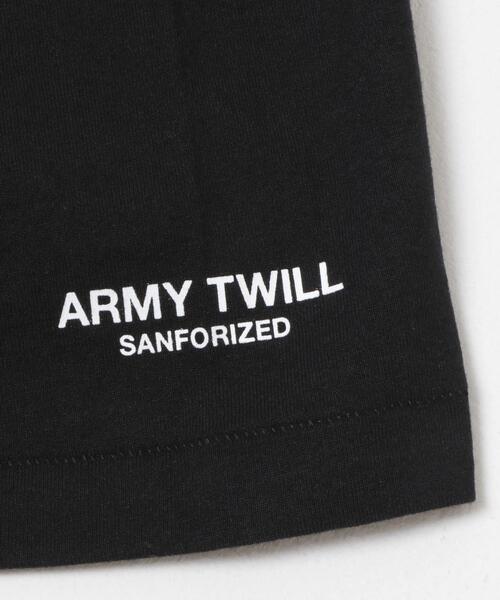 ARMY TWILL(アーミーツイル)の「ARMY TWILL PRINT HSTEE ARMY(Tシャツ/カットソー・メンズ・ブラック/ホワイト・MEDIUM/LARGE)」の14枚目の写真
