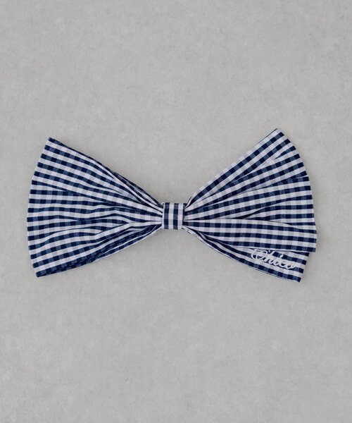 Chico（チコ）の「刺繍リボンバレッタ（イヤリング・レディース・ブラック/ブラウン系その他2/ブラック系その他2・FREE）」の3枚目の写真