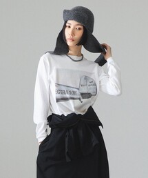 HEAR MY NAME（ヒアマイネーム）の「【別注】HEAR MY NAME × maturely / プリント ロング スリーブ（Tシャツ/カットソー）」