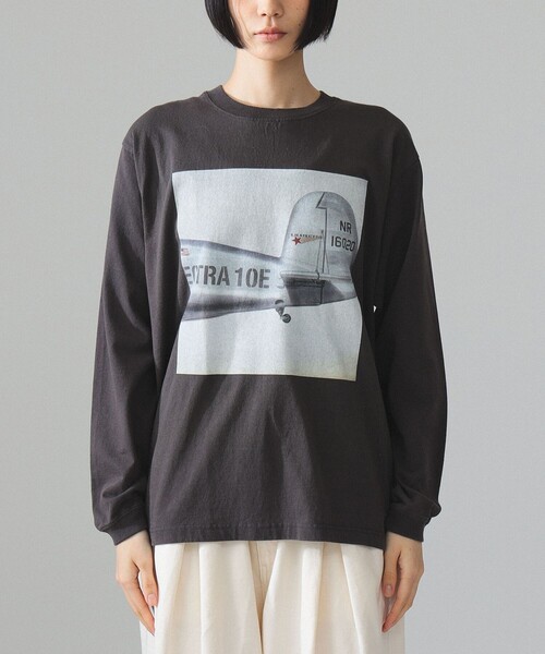 HEAR MY NAME(ヒアマイネーム)の「【別注】HEAR MY NAME × maturely / プリント ロング スリーブ(Tシャツ/カットソー・レディース・ホワイト/ブラック・0/1)」の11枚目の写真