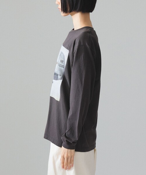 HEAR MY NAME(ヒアマイネーム)の「【別注】HEAR MY NAME × maturely / プリント ロング スリーブ(Tシャツ/カットソー・レディース・ホワイト/ブラック・0/1)」の12枚目の写真
