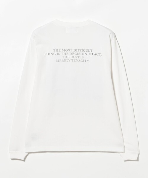 HEAR MY NAME(ヒアマイネーム)の「【別注】HEAR MY NAME × maturely / プリント ロング スリーブ(Tシャツ/カットソー・レディース・ホワイト/ブラック・0/1)」の17枚目の写真
