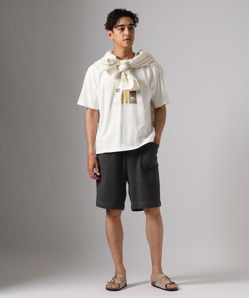 BAYFLOW(ベイフロー)の「【マシュー・ウィグルスワース】サーフアートフォトTシャツ(Tシャツ/カットソー・メンズ・オフホワイト/ブラック・MEDIUM/LARGE)」の20枚目の写真