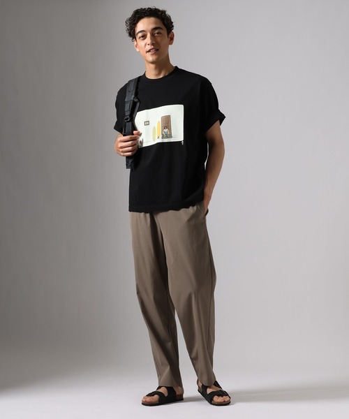 BAYFLOW(ベイフロー)の「【マシュー・ウィグルスワース】サーフアートフォトTシャツ(Tシャツ/カットソー・メンズ・オフホワイト/ブラック・MEDIUM/LARGE)」の8枚目の写真
