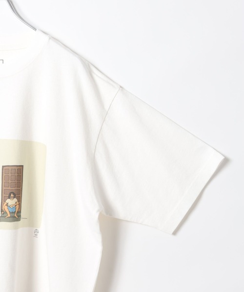 BAYFLOW(ベイフロー)の「【マシュー・ウィグルスワース】サーフアートフォトTシャツ(Tシャツ/カットソー・メンズ・オフホワイト/ブラック・MEDIUM/LARGE)」の17枚目の写真