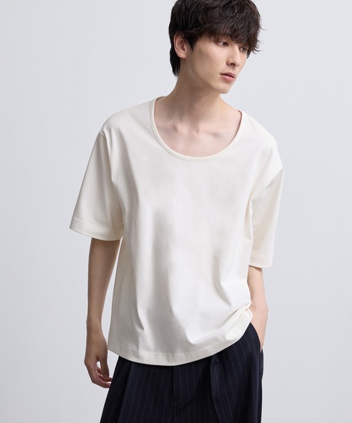 セール】コンフォート Uネック 半袖Tシャツ（Tシャツ/カットソー