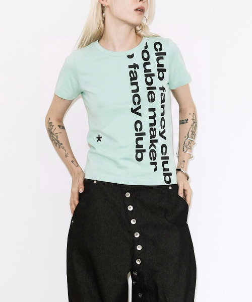 FANCY CLUB(ファンシークラブ)の「ベイウォッチクロップTシャツ(ミント)F26QB103(Tシャツ/カットソー・レディース・その他・ONE)」の4枚目の写真