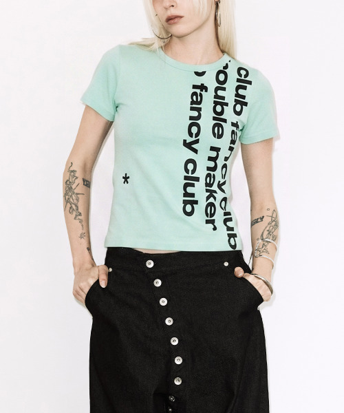 FANCY CLUB(ファンシークラブ)の「ベイウォッチクロップTシャツ(ミント)F26QB103(Tシャツ/カットソー・レディース・その他・ONE)」の5枚目の写真