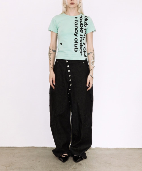 FANCY CLUB(ファンシークラブ)の「ベイウォッチクロップTシャツ(ミント)F26QB103(Tシャツ/カットソー・レディース・その他・ONE)」の7枚目の写真