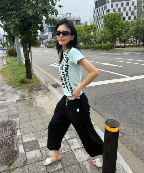 FANCY CLUB(ファンシークラブ)の「ベイウォッチクロップTシャツ(ミント)F26QB103(Tシャツ/カットソー・レディース・その他・ONE)」の12枚目の写真