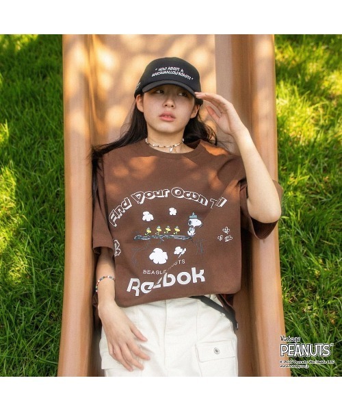 Reebok(リーボック)の「ピーナッツフロントビーグルスカウトキャップ / PEANUTS BEAGLE SCOUTS CAP(キャップ・メンズ・ブラック・FREE)」の5枚目の写真