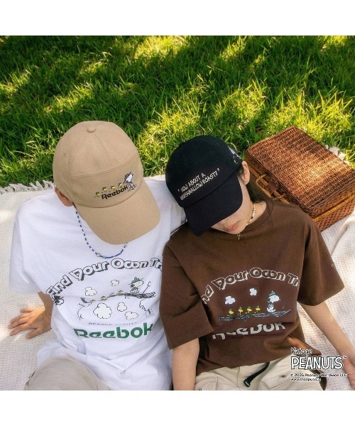 Reebok(リーボック)の「ピーナッツフロントビーグルスカウトキャップ / PEANUTS BEAGLE SCOUTS CAP(キャップ・メンズ・ブラック・FREE)」の9枚目の写真