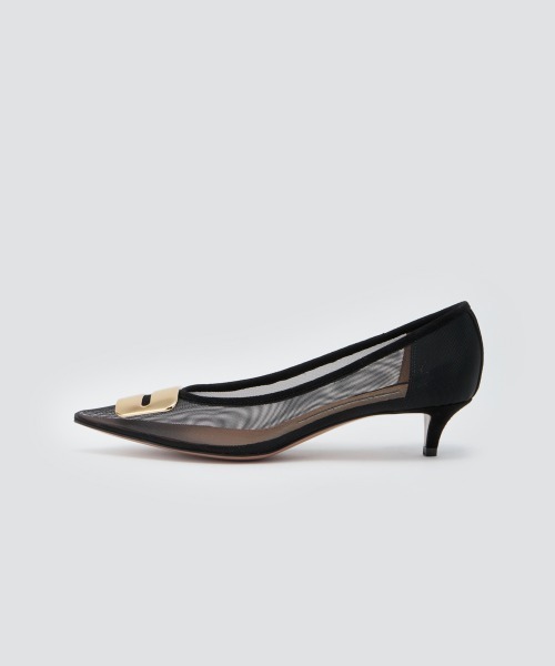 PELLICO（ペリーコ）の「ANIMA アネッリフィッビア チュール パンプス 3.5cm BLACK（パンプス・レディース・ブラック・37.5/37/38/36.5/36/35.5/35）」の2枚目の写真