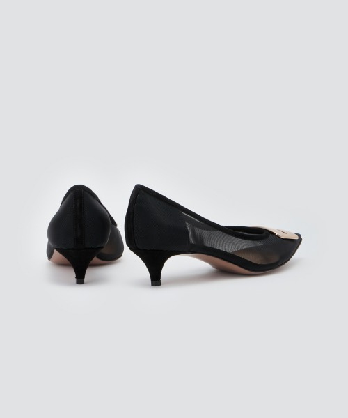 PELLICO（ペリーコ）の「ANIMA アネッリフィッビア チュール パンプス 3.5cm BLACK（パンプス・レディース・ブラック・37.5/37/38/36.5/36/35.5/35）」の4枚目の写真