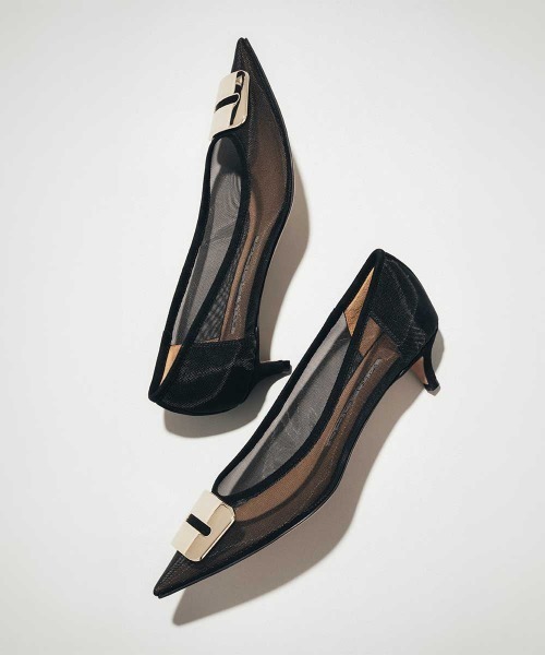 PELLICO（ペリーコ）の「ANIMA アネッリフィッビア チュール パンプス 3.5cm BLACK（パンプス・レディース・ブラック・37.5/37/38/36.5/36/35.5/35）」の8枚目の写真