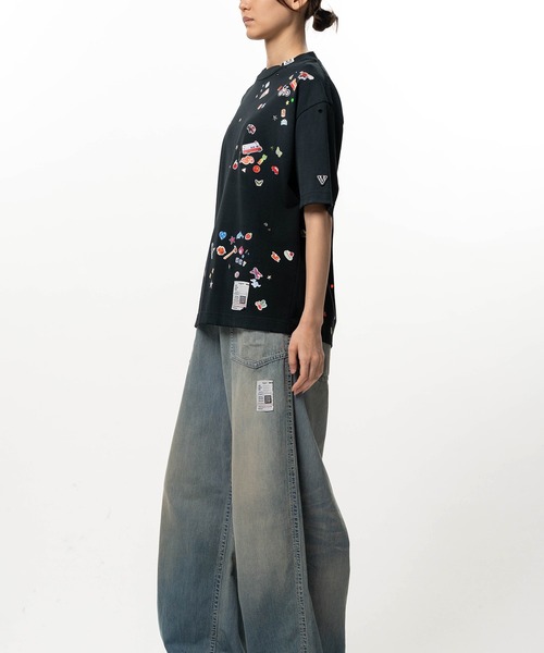 Maison MIHARA YASUHIRO(メゾンミハラヤスヒロ)の「Kids Sticker Printed T-shirt(Tシャツ/カットソー・レディース・ブラック/ホワイト・38/40/36)」の16枚目の写真