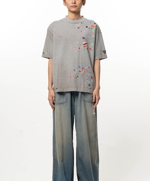 Maison MIHARA YASUHIRO(メゾンミハラヤスヒロ)の「Kids Sticker Printed T-shirt(Tシャツ/カットソー・レディース・ブラック/ホワイト・38/40/36)」の18枚目の写真