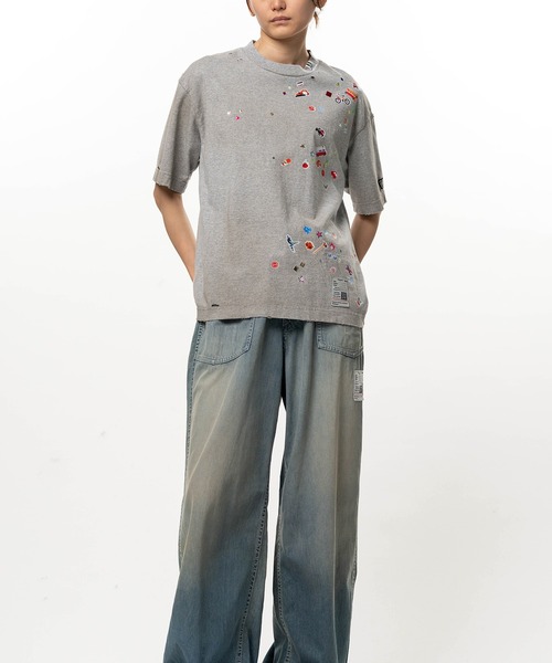 Maison MIHARA YASUHIRO(メゾンミハラヤスヒロ)の「Kids Sticker Printed T-shirt(Tシャツ/カットソー・レディース・ブラック/ホワイト・38/40/36)」の19枚目の写真