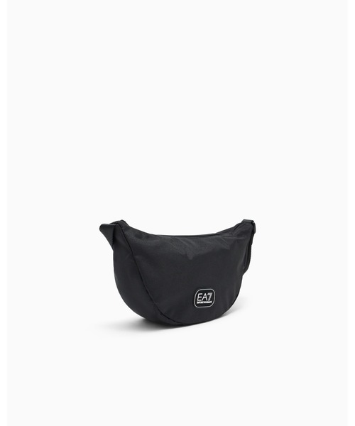 EMPORIO ARMANI EA7（エンポリオアルマーニイーエーセブン）の「<オンライン限定>【エンポリオ アルマーニ EA7】ストラップ付き 三日月型 スリングバッグ（ショルダーバッグ・メンズ・ブラック・FREE）」の4枚目の写真