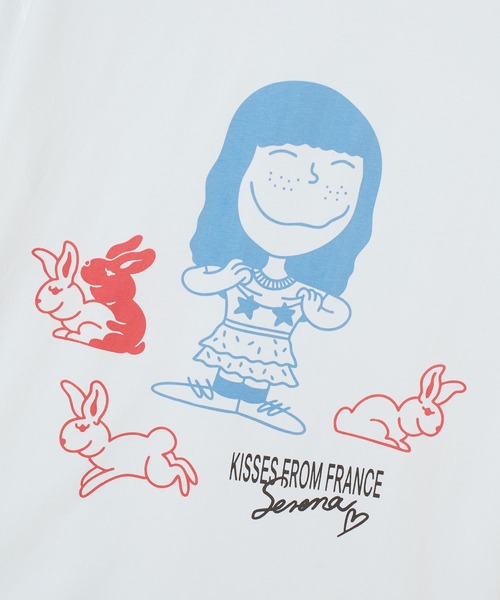 Carne Bollente(カルネボレンテ)の「carne bollente BISOU BISOU(Tシャツ/カットソー・レディース・ホワイト・S)」の6枚目の写真