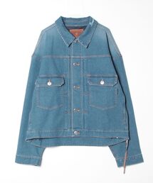 WATER REPELLENT DENIM TRUCKER JACKET