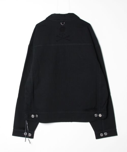 mastermind JAPAN(マスターマインド)の「WATER REPELLENT DENIM TRUCKER JACKET(デニムジャケット・メンズ・ブラック/インディゴブルー・XL)」の3枚目の写真
