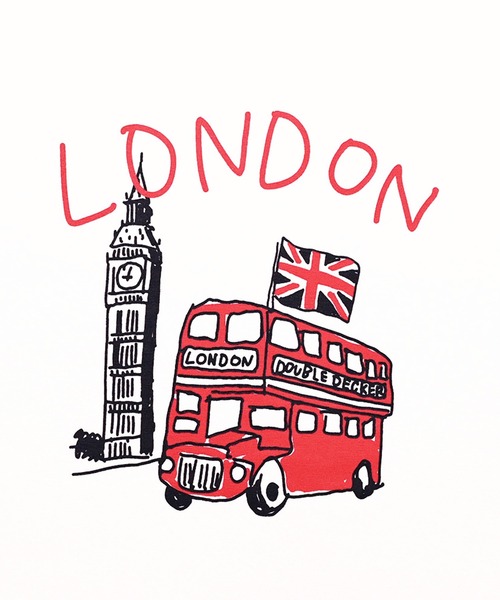 FRUIT OF THE LOOM(フルーツオブザルーム)の「LONDON Tシャツ(Tシャツ/カットソー・メンズ・ブラック/ホワイト/ネイビー・XL/L/M)」の4枚目の写真