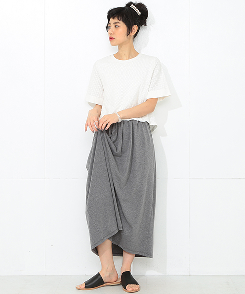 CAROLINA GLASER（カロリナ グレイサー）の「CAROLINA GLASER / 切替 配色ワンピース（ワンピース・レディース・ホワイト系その他・ONE SIZE）」の8枚目の写真