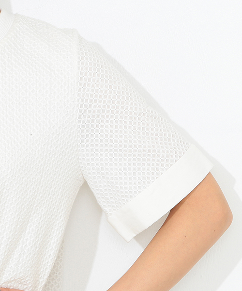 CAROLINA GLASER（カロリナ グレイサー）の「CAROLINA GLASER / 切替 配色ワンピース（ワンピース・レディース・ホワイト系その他・ONE SIZE）」の2枚目の写真