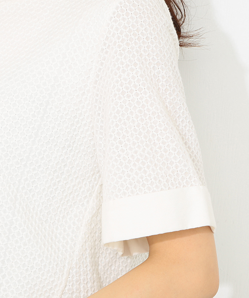 CAROLINA GLASER（カロリナ グレイサー）の「CAROLINA GLASER / 切替 配色ワンピース（ワンピース・レディース・ホワイト系その他・ONE SIZE）」の17枚目の写真