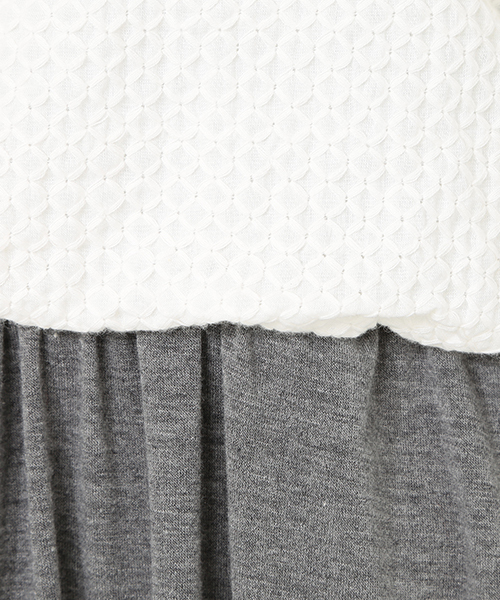 CAROLINA GLASER（カロリナ グレイサー）の「CAROLINA GLASER / 切替 配色ワンピース（ワンピース・レディース・ホワイト系その他・ONE SIZE）」の14枚目の写真