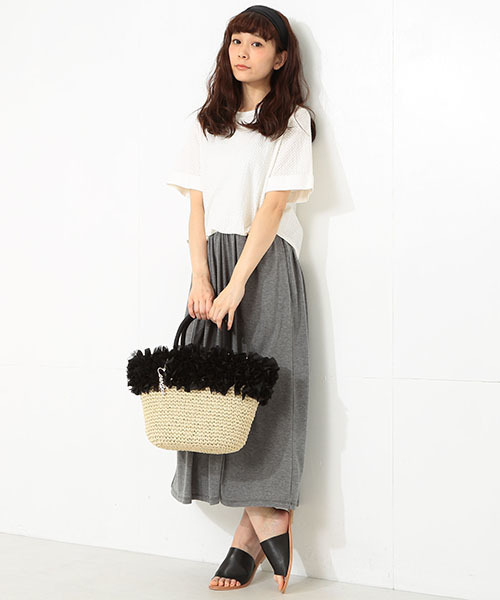 CAROLINA GLASER（カロリナ グレイサー）の「CAROLINA GLASER / 切替 配色ワンピース（ワンピース・レディース・ホワイト系その他・ONE SIZE）」の12枚目の写真