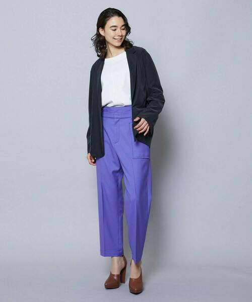 MOGA（モガ）の「ノンミュールツイルカーゴパンツ（カーゴパンツ・レディース・ベージュ/パープル・1/3/2）」の22枚目の写真