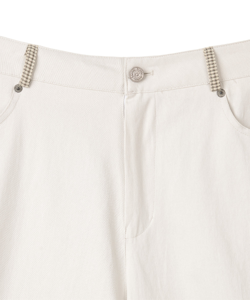 DANDEL（ダンデル）の「DD check balloon bermuda pants (CREAM)（その他パンツ・レディース・その他・1/2）」の3枚目の写真