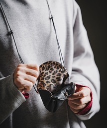 GLIMCLAP（グリムクラップ）の「mko13729-Vintage Synthetic Leather Multi-Pocket Mini Bag ポーチ ミニバッグ(211-026-gla-cg)（ポーチ）」