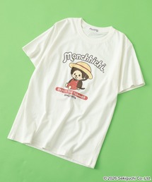 モンチッチ 夏柄 プリント 半袖Tシャツ