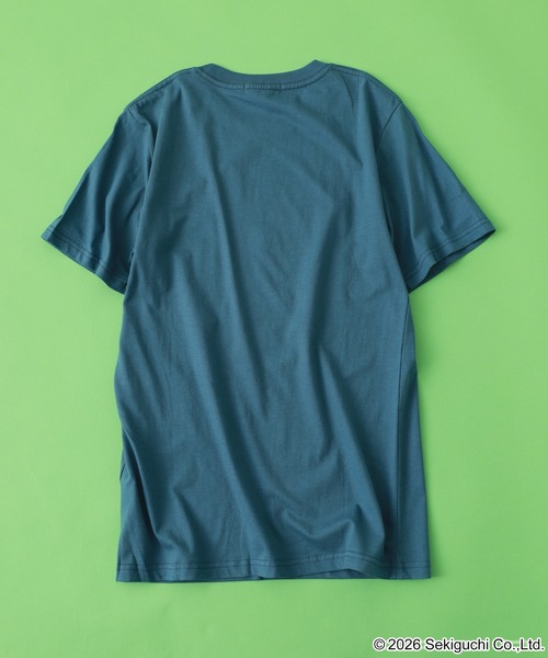 FUNALIVE(ファンアライブ)の「モンチッチ 夏柄 プリント 半袖Tシャツ(Tシャツ/カットソー・メンズ・ブラック/グレイッシュブルー/オフホワイト・L/LL/M)」の10枚目の写真