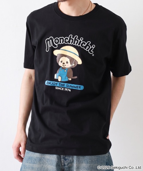 FUNALIVE(ファンアライブ)の「モンチッチ 夏柄 プリント 半袖Tシャツ(Tシャツ/カットソー・メンズ・ブラック/グレイッシュブルー/オフホワイト・L/LL/M)」の17枚目の写真