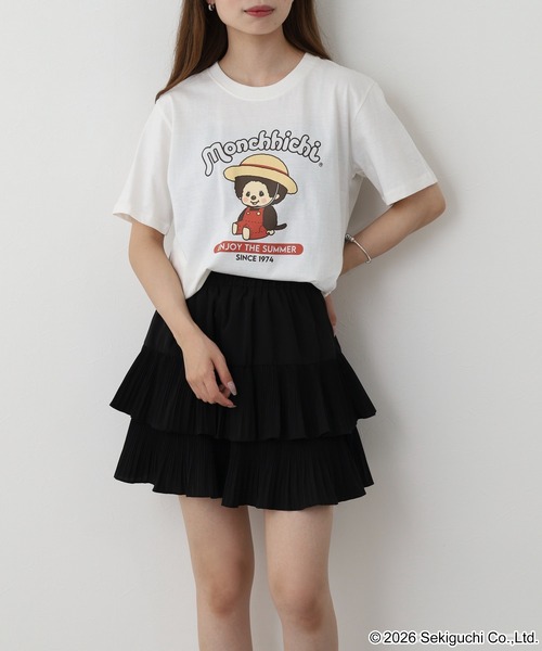 FUNALIVE(ファンアライブ)の「モンチッチ 夏柄 プリント 半袖Tシャツ(Tシャツ/カットソー・メンズ・ブラック/グレイッシュブルー/オフホワイト・L/LL/M)」の21枚目の写真