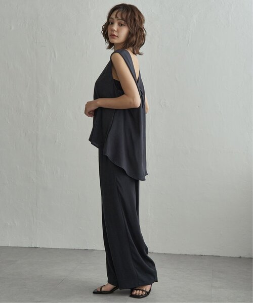 notch.（ノッチ）の「【セットアップ対応】麻混バックツイストチュニック（シャツ/ブラウス・レディース・ネイビー/ベージュ・M）」の20枚目の写真