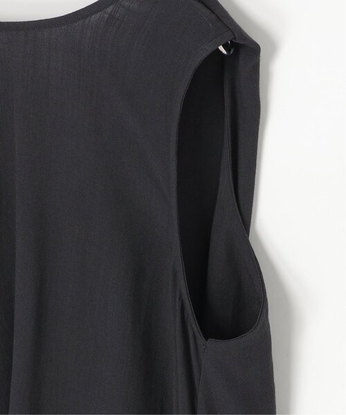 notch.（ノッチ）の「【セットアップ対応】麻混バックツイストチュニック（シャツ/ブラウス・レディース・ネイビー/ベージュ・M）」の9枚目の写真
