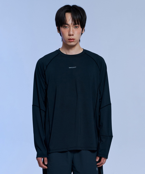 OFFGRID（オフグリッド）の「クーリアアスキンロングスリーブ-ブラック（Tシャツ/カットソー・メンズ・その他・SMALL/MEDIUM/LARGE/X-LARGE）」の3枚目の写真
