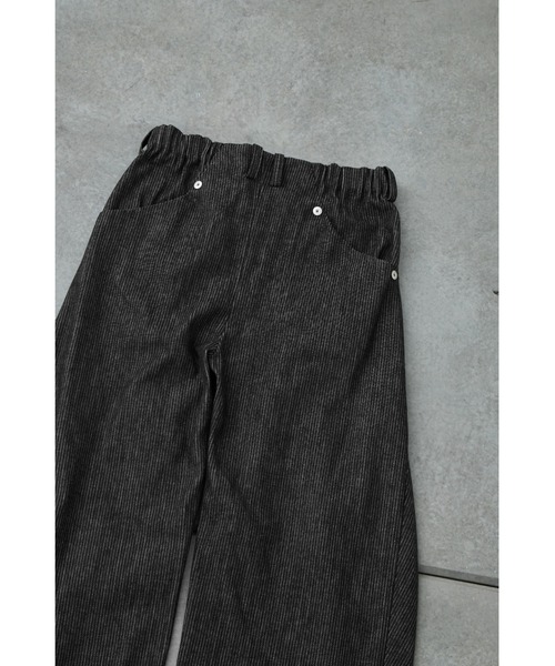 CONZ(コンズ)の「curve leg trousers pique denim(デニムパンツ・メンズ・ストライプ・2/1/4/3)」の21枚目の写真