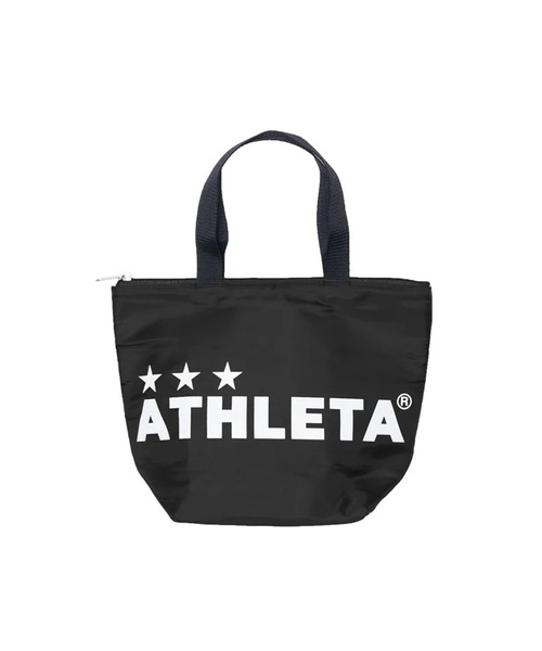 ATHLETA（アスレタ）の「≪athleta≫夏のランチもレジャーもこれひとつ！大きなロゴが目を引くMサイズ。お弁当やドリンク、軽食をまとめて持ち運びやすいマチ付き設計で冷気を逃がしにくく、しっかり入る保冷トートバッグMサイズ（トートバッグ・レディース・イエロー/ブルー/ブラック・M）」の20枚目の写真