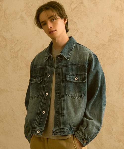 CIRCLEE(サークリー)の「CIRCLEE(サークリー)デニムジャケット(デニムジャケット・メンズ・インディゴブルー・XL/L/M)」の6枚目の写真