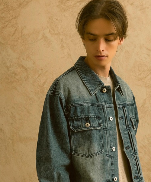 CIRCLEE(サークリー)の「CIRCLEE(サークリー)デニムジャケット(デニムジャケット・メンズ・インディゴブルー・XL/L/M)」の10枚目の写真