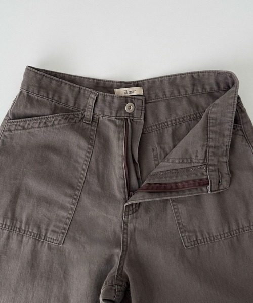 CANAL JEAN(キャナルジーン)の「El mar ライトオンスウォッシングベイカーパンツ(その他パンツ・レディース・ブラウン/カーキ/チャコールグレー・SMALL/MEDIUM)」の19枚目の写真