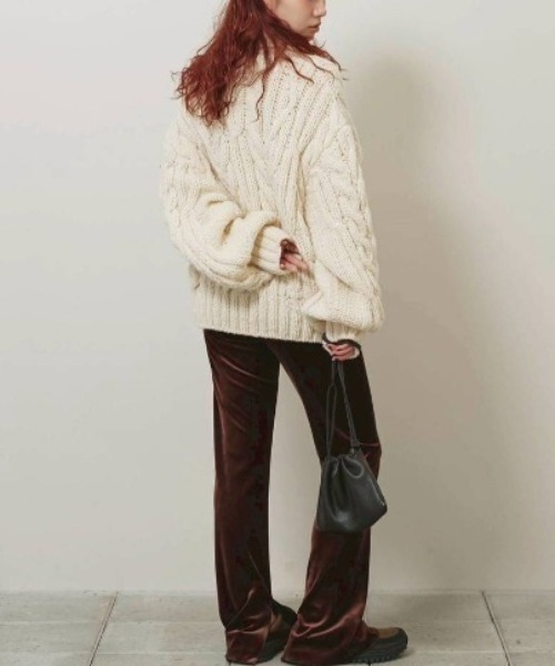 TODAYFUL（トゥデイフル）の「[TODAYFUL/トゥデイフル] ビブラムソール レザーサボ（その他シューズ・レディース・ブラック/モスグリーン・38/37/36）」の13枚目の写真