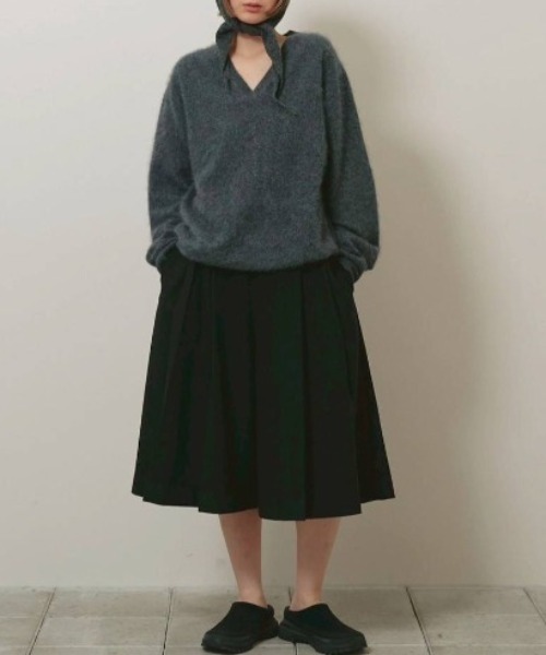TODAYFUL（トゥデイフル）の「[TODAYFUL/トゥデイフル] ビブラムソール レザーサボ（その他シューズ・レディース・ブラック/モスグリーン・38/37/36）」の3枚目の写真
