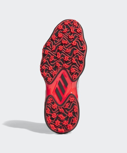 adidas(アディダス)の「コードカオス 25 ボア【adidas Golf/アディダスゴルフ】(スニーカー・メンズ・ホワイト×レッド・24.5cm/25.0cm/25.5cm/26.0cm/27.0cm/27.5cm/28.0cm/29.0cm/26.5cm)」の3枚目の写真